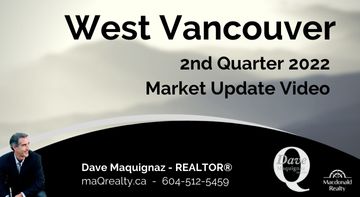 West Vancouver Real Estate Market Update Statistics Report