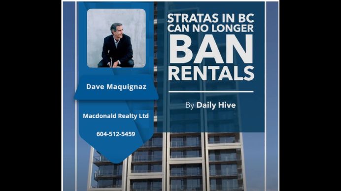 Stratas in BC can no longer ban rentals